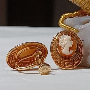 VINATGE AMCO 14K G.F. SCREW EARRINGS